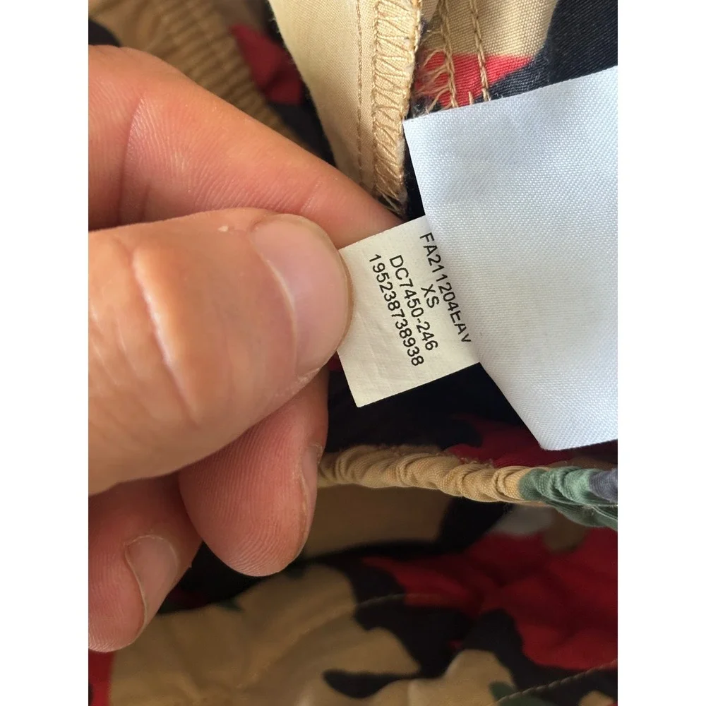 Jordan Essentials Flight Heritage Camo Cargo Pants Red Tan Green DC7450-246 XS